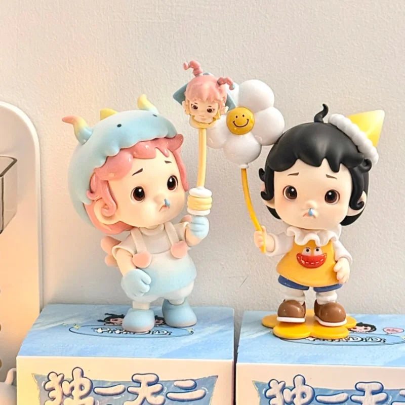 RPH New In Stock Genuine Pipi&Idi Our Unique Series Blind Box Trendy Toys Pvc Figurines Cute Ornaments Doll Girls Birthday Gifts