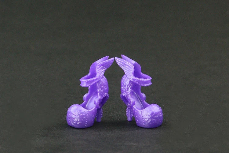 RPH RUHERW 10 pair / lot Fashion Feature wing shoes for 30cm FR doll New unique short boots 1 /6 Doll Accessories toy  girl gift