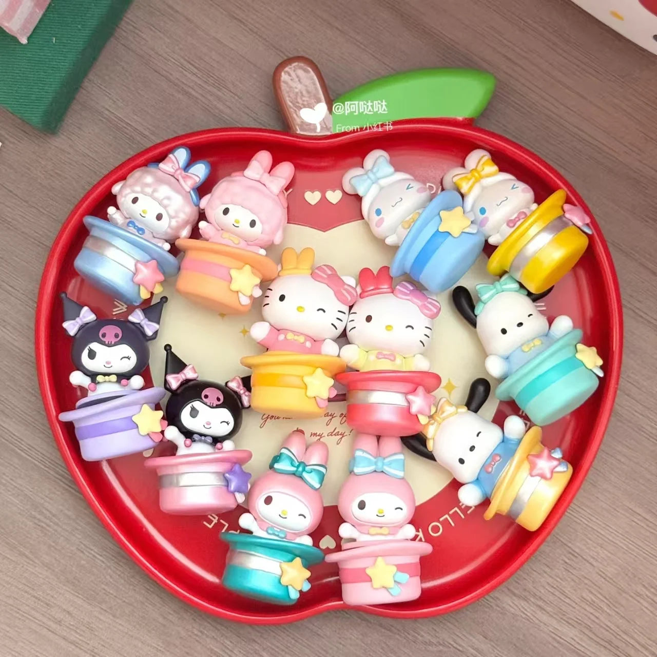 RPH Original New Amazing Magic Hat Series Cute Bean Blind Bag Trendy Play Blind Box Mini Ornament Handmade Gift Cartoon Doll Toys