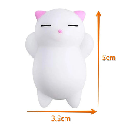 RPH Toys Squishy Cat Set 2 Soft Silicone Kawaii Kitties Top Stress Relief Sensory Gift 2022 Unique Kids & Adults Teenage Girl Boy