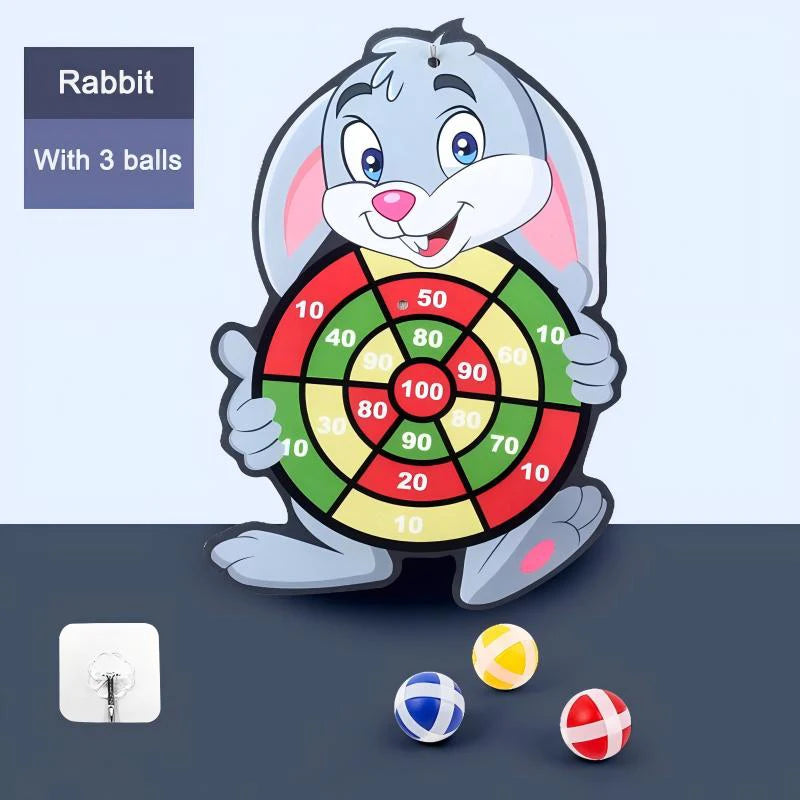 RPH Educational Games Dart Board Baby Toy Stickey Ball Dart Indoor Sports Child Montessori Games for Children 3 to 7 Years