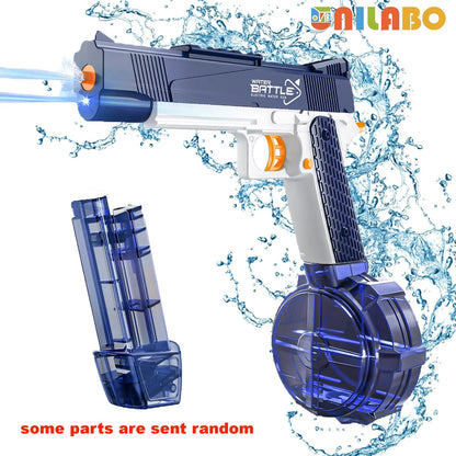 RPH Unilabo M416 Electric Water Gun - Battery Powered With External Water Bottle Attachment - Perfect For Kids & Adults Outdoor Fun