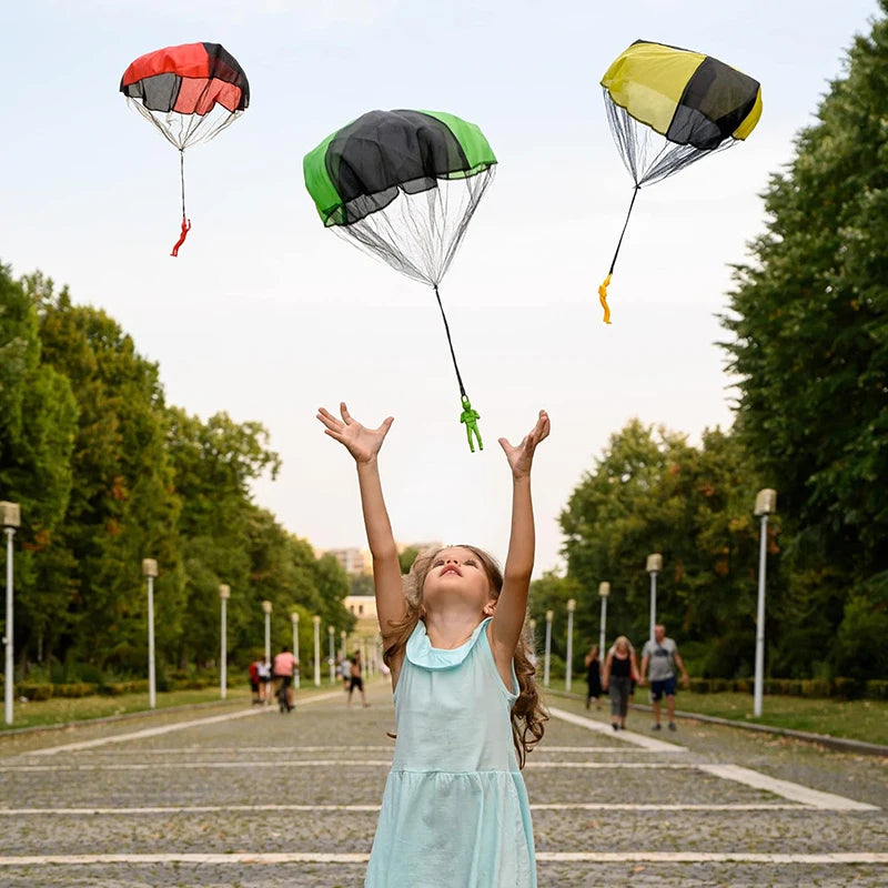 RPH Parachute Toys for Kids Tangle Free Outdoor Flying Parachute Men Outside Toys Easter Basket Stuffers Idea Unique Boy Girl Gift