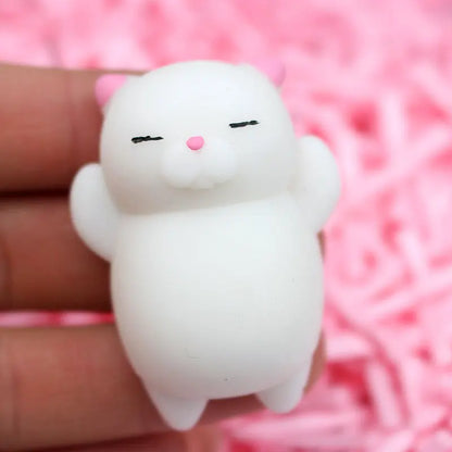 RPH Toys Squishy Cat Set 2 Soft Silicone Kawaii Kitties Top Stress Relief Sensory Gift 2022 Unique Kids & Adults Teenage Girl Boy