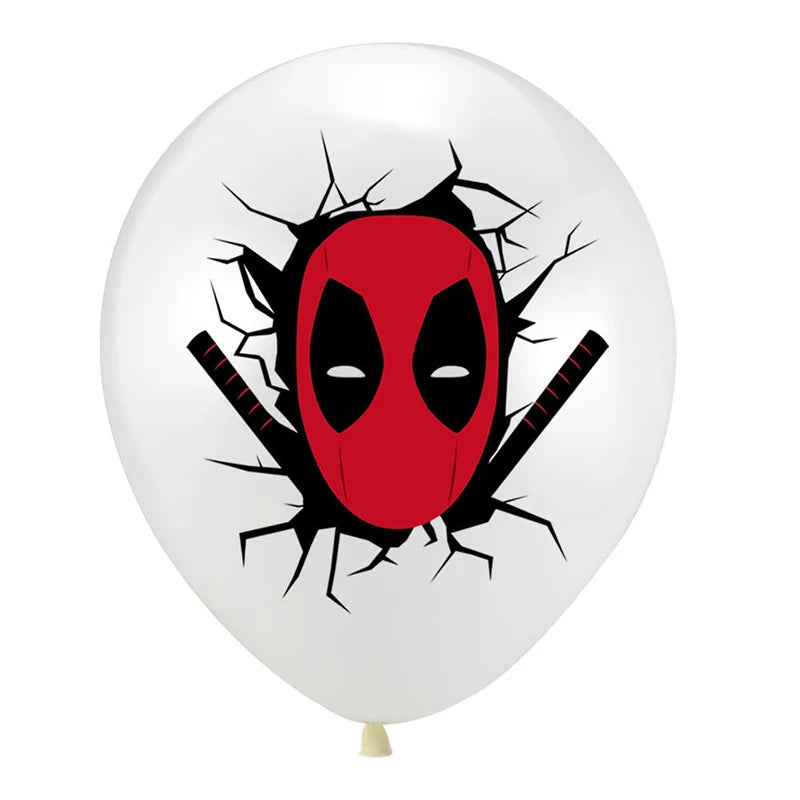 RPH 12Pcs Marvel Theme Latex Balloons Boys Birthday Party Decor Kids Toy Photo Props Baby Shower Supplies 12 inch Balloon