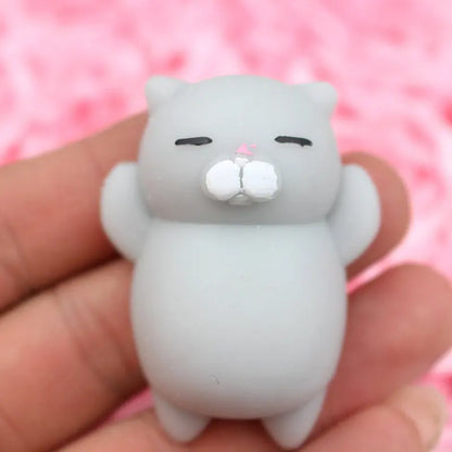 RPH Toys Squishy Cat Set 2 Soft Silicone Kawaii Kitties Top Stress Relief Sensory Gift 2022 Unique Kids & Adults Teenage Girl Boy