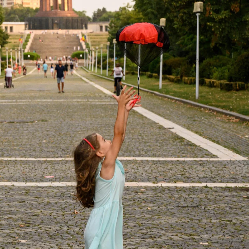 RPH Parachute Toys for Kids Tangle Free Outdoor Flying Parachute Men Outside Toys Easter Basket Stuffers Idea Unique Boy Girl Gift