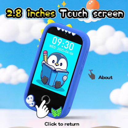 RPH Upgrade Kid Smart Phone Toy 2.8 Inch Touch Video recording Music Player 16 Games Baby Phone With 32G for Children Brithday Gifts