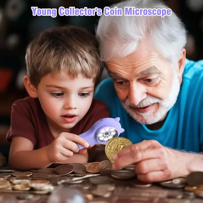 RPH Pocket Microscope Kids 500X Science Toy With Photo And Video Function Mini Handheld Microscope Outdoor Children Educational Toy