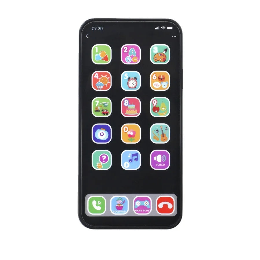 RPH Children Simulation Music Touch Screen Phone Baby English Education Cognitive Phone Intelligent Multi-Functional Toy Model