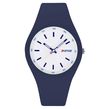 New silicone quartz watch, fashionable, cute, trendy, waterproof, daily wear, sports, simple couple watch