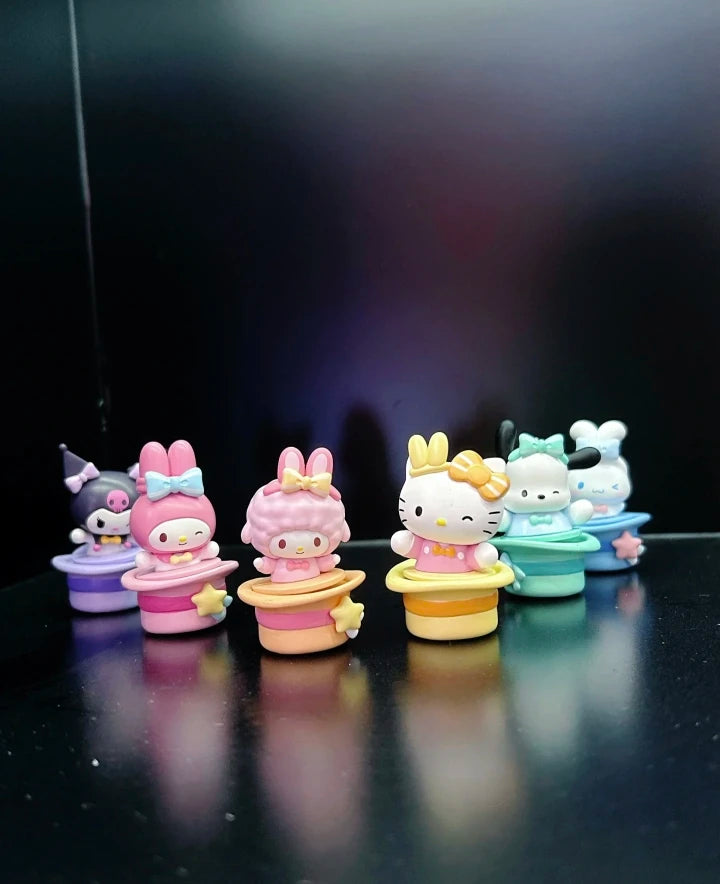 RPH Original New Amazing Magic Hat Series Cute Bean Blind Bag Trendy Play Blind Box Mini Ornament Handmade Gift Cartoon Doll Toys