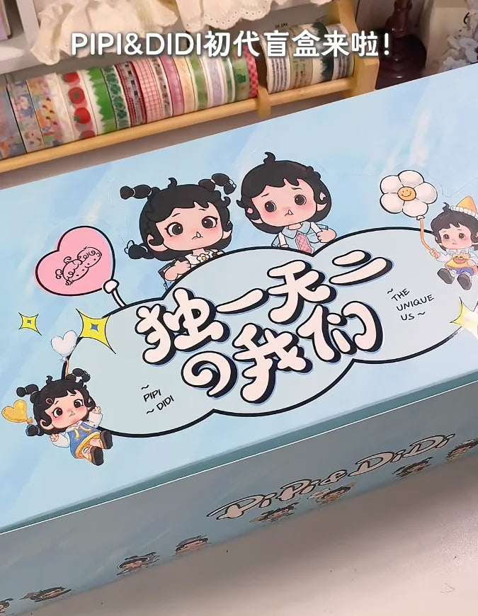 RPH New In Stock Genuine Pipi&Idi Our Unique Series Blind Box Trendy Toys Pvc Figurines Cute Ornaments Doll Girls Birthday Gifts