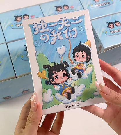 RPH New In Stock Genuine Pipi&Idi Our Unique Series Blind Box Trendy Toys Pvc Figurines Cute Ornaments Doll Girls Birthday Gifts