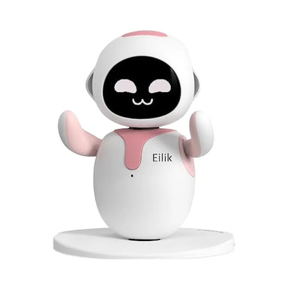 RPH uniqueEilik Cute Pink Smart Robot Pet Touch Interactive Toys Abundant Emotions Idle Animations Mini-Games Unique Gift for Girls
