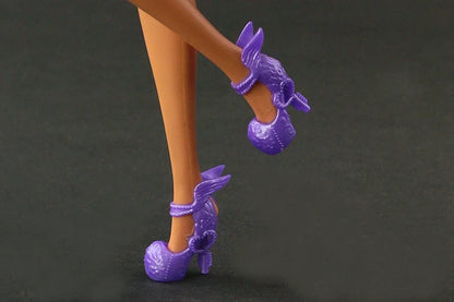 RPH RUHERW 10 pair / lot Fashion Feature wing shoes for 30cm FR doll New unique short boots 1 /6 Doll Accessories toy  girl gift