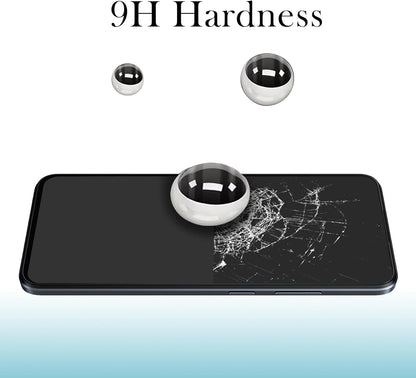 RPH 6 Pcs Full Coverage Privacy Protection Screen Protector for iPhone 16 Pro Screen Protector Privacy, Anti Spy Tempered Glass Film, Anti Scratch