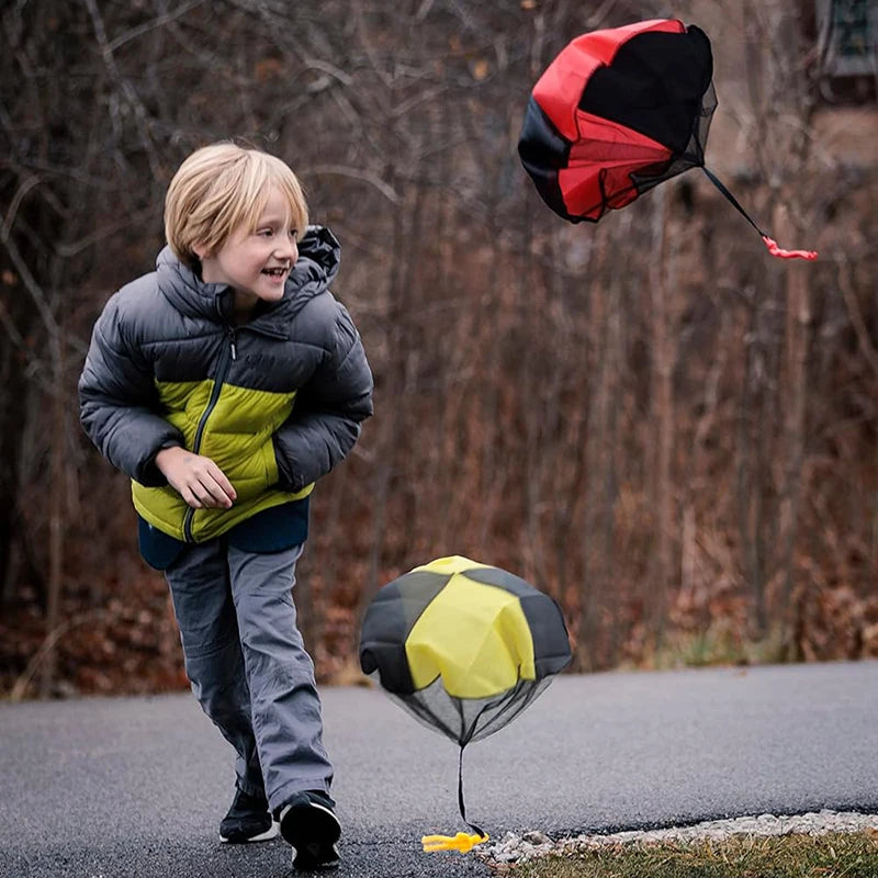 RPH Parachute Toys for Kids Tangle Free Outdoor Flying Parachute Men Outside Toys Easter Basket Stuffers Idea Unique Boy Girl Gift