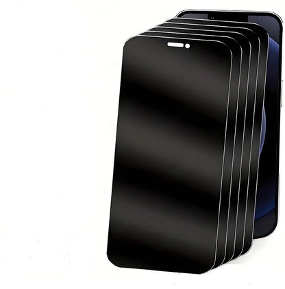 RPH 6 Pcs Full Coverage Privacy Protection Screen Protector for iPhone 16 Pro Screen Protector Privacy, Anti Spy Tempered Glass Film, Anti Scratch