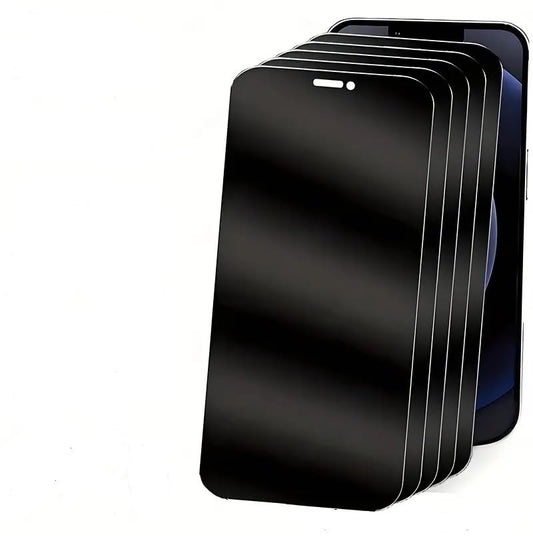 RPH 6 Pcs Full Coverage Privacy Protection Screen Protector for iPhone 16 Pro Screen Protector Privacy, Anti Spy Tempered Glass Film, Anti Scratch